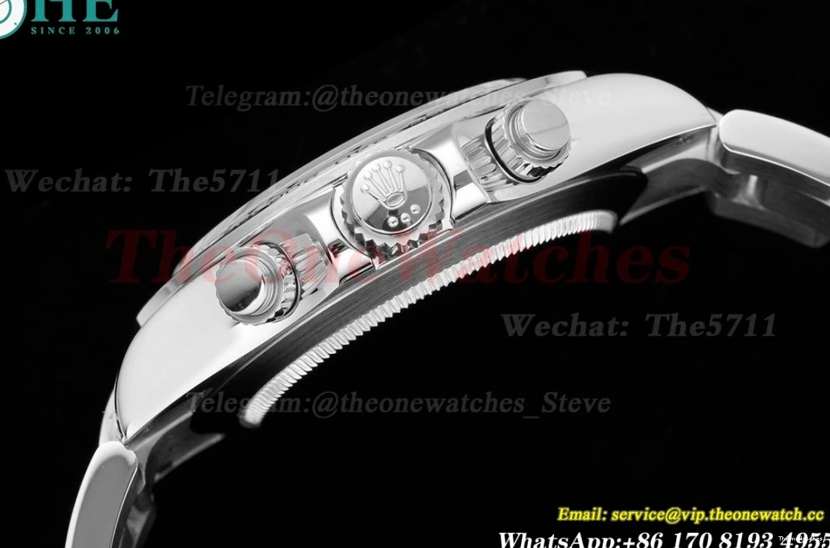 SS White WF Dial Daytona A7750 316L 116520 SS 0424